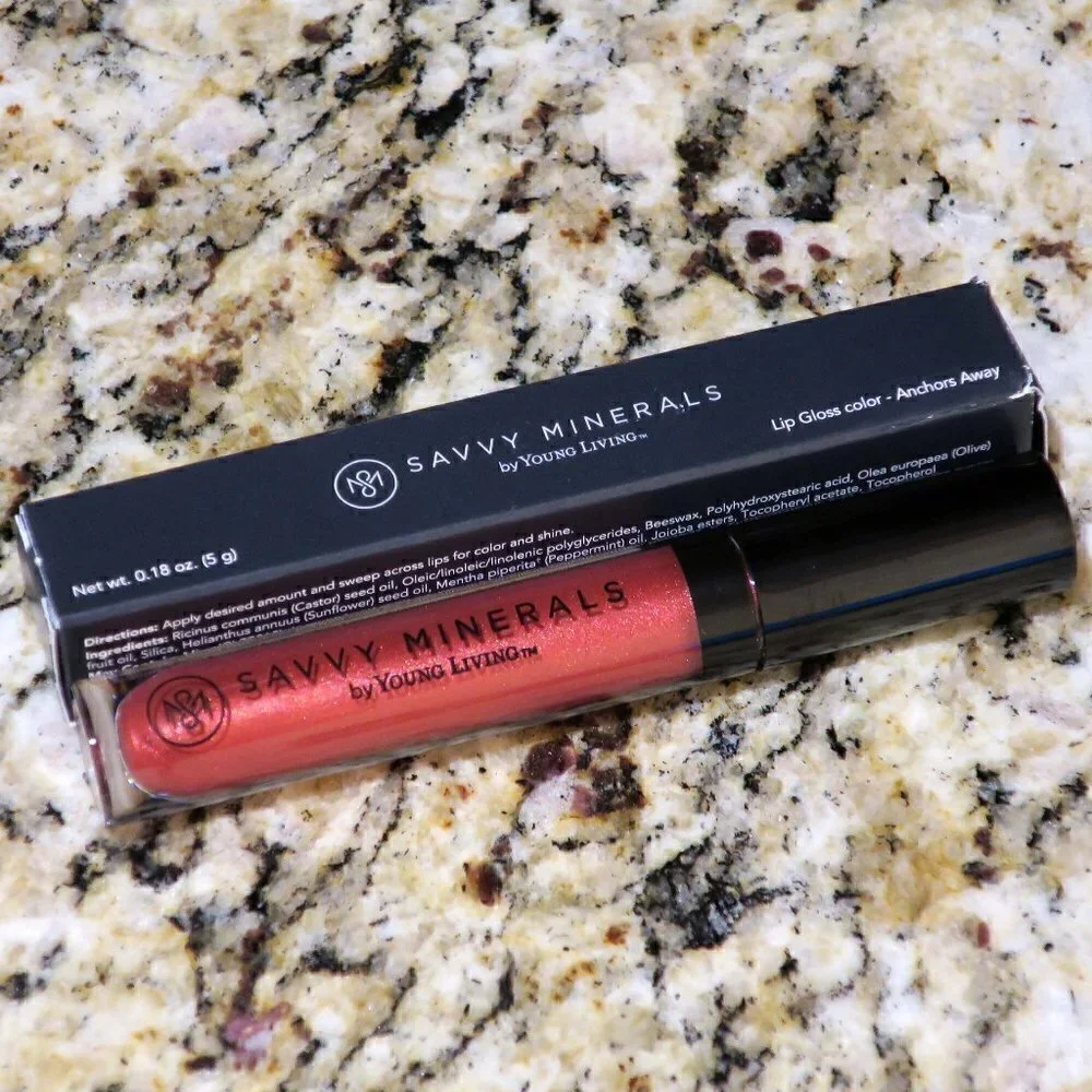 Savvy Minerals Young Living Lip Gloss Anchors Away